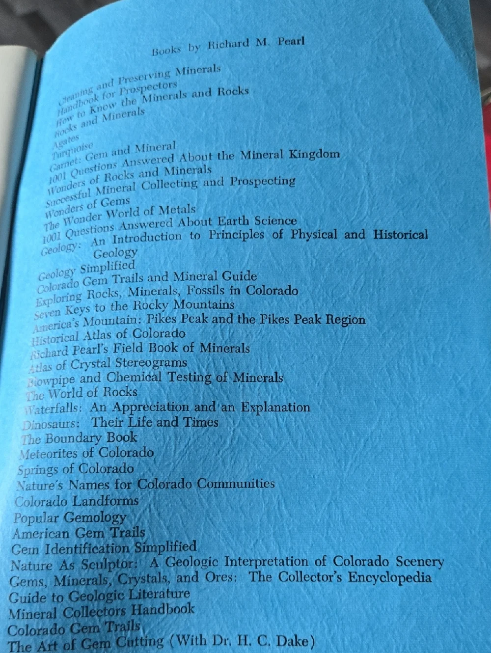 Richard M Pearl Cleaning and Preserving Minerals 3rd Revised Edition Geology - Picture 5 of 7